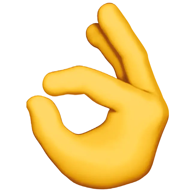 OK hand emoji