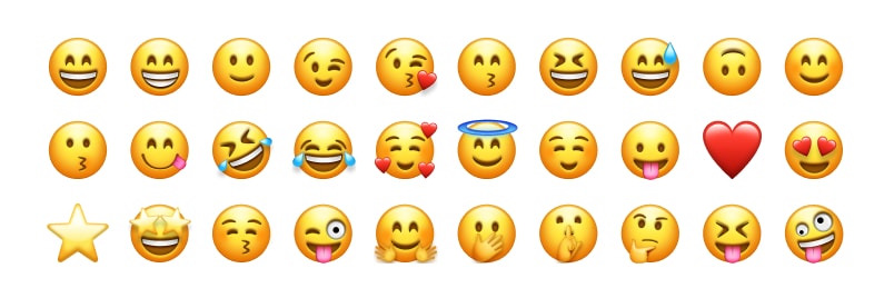 Emoji reactions feature