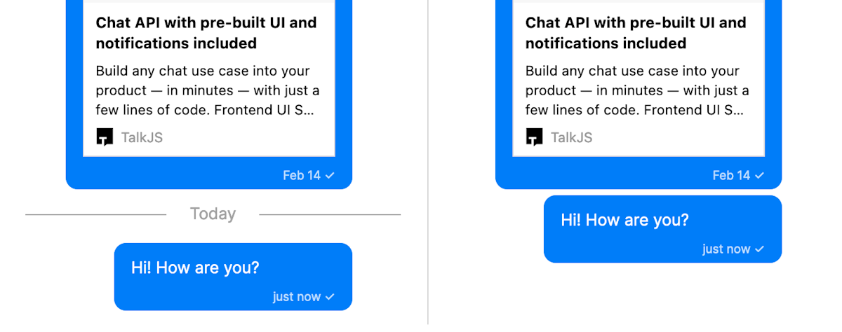 Style any aspect of your TalkJS UI