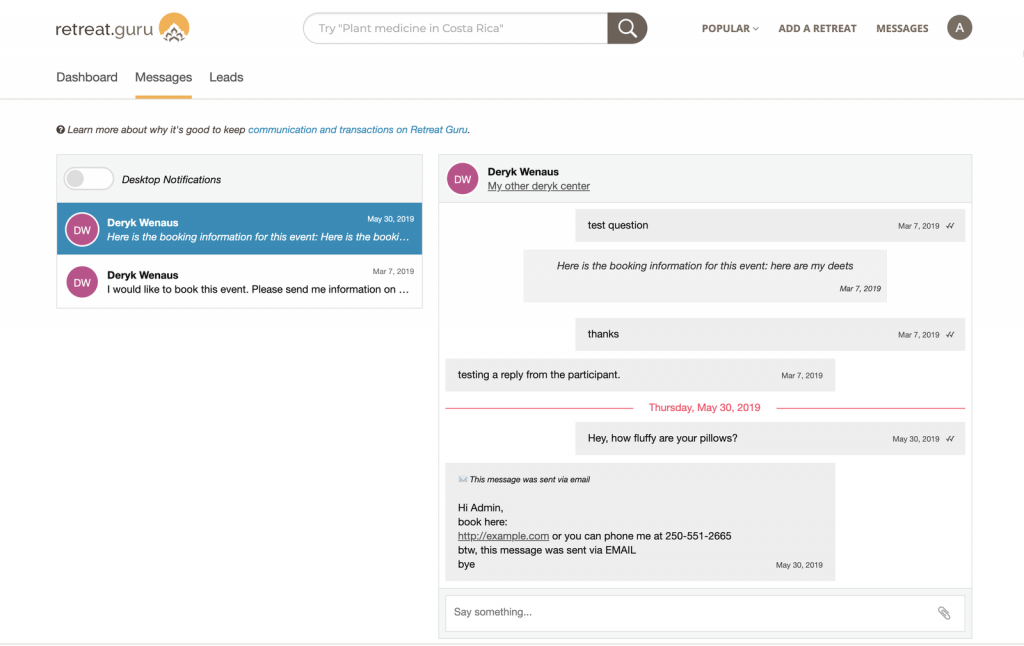How TalkJS helped Retreat Guru integrate messaging into their marketplace